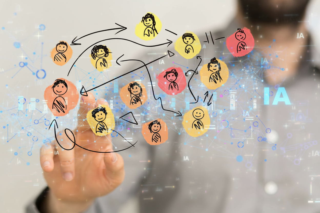 illustration du rôle clé du leadership dans l'adoption de l'intelligence artificielle en entreprise